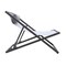 Armen Living Wave Outdoor Patio Aluminum Deck Chair in Gray Powder Coated Finish with Gray Sling Textilene LCWALOGR - alternate 8